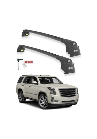 Turtle Cadillac Escalade Gmt K2xl 2015-2020 Ara Atkı Air2 Siyah