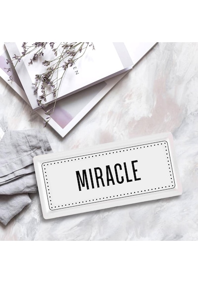 The Mia Dikdörtgen Servis Miracle - 35 x 16 Cm