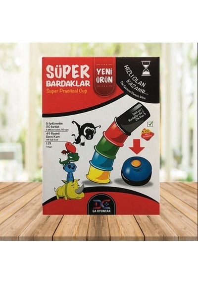 Ea Oyuncak Süper Bardaklar Kutu Oyunu