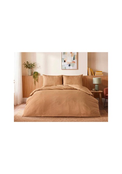 Doqu Home Casual Nevresim Takımı / Yatak Örtüsü Seti Tek Kişilik - Vizon Bej