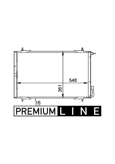 Mahle Ac220000p Klima Radyatörü Kondanser Peugeot P206 98 09 1.1-1.4-1.6-2.0-1.4hdı-1.6hdı 6455.y0-6455.w6-6455.w7-6455.x9 -