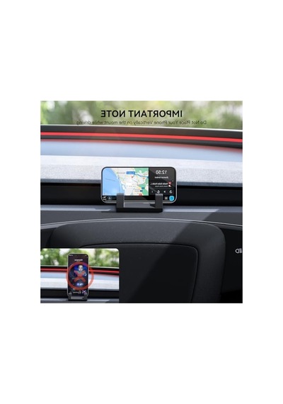 Silikon Telefon Montaj Tutucu, Tesla Model 3 İçin Tasarlanmış