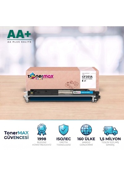Hp 130a Cf351a Mavi Uyumlu Toner Aa Plus / Color Laserjet Pro Mfp M176 / M177