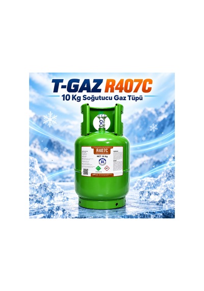 Soğutucu Gaz T-gaz R407c 10 Kg Yeşil