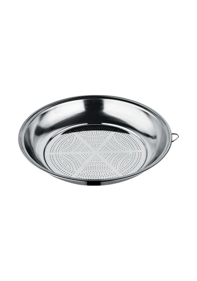 33 Cm Paslanmaz Çelik Kevgir, Süzgeç, Çelik Süzgeç, Metal Süzgeç, No 3 Derinlik 4,5 Cm Çelik Diğer