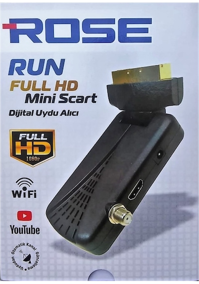 Rose Run Full Hd Scart 2 In 1 Uydu Alıcısı