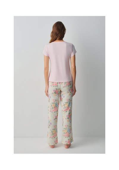 Suwen Fleur Pijama Takımı Wsh10510028846 Çok Renkli
