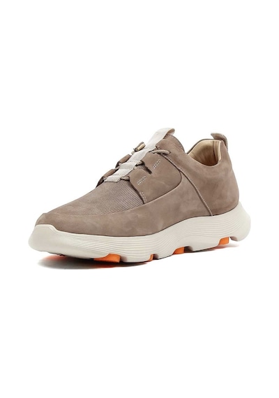 Erkek Kum Nubuk Deri Sneaker Kum Beji