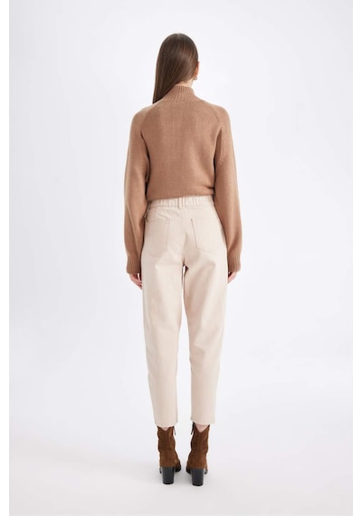 DeFacto Paperbag Gabardin Kumaş Pantolon Standart Paça Cepli S2790AZ25SPBG115