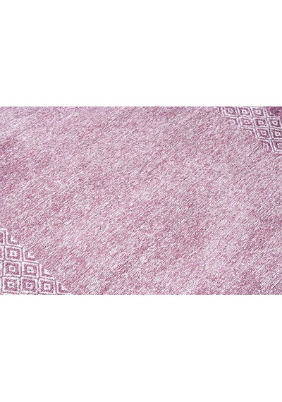 Pembe Modern Yıkanabilir Antibakteriyel Salon Halısı - Yo11543p
