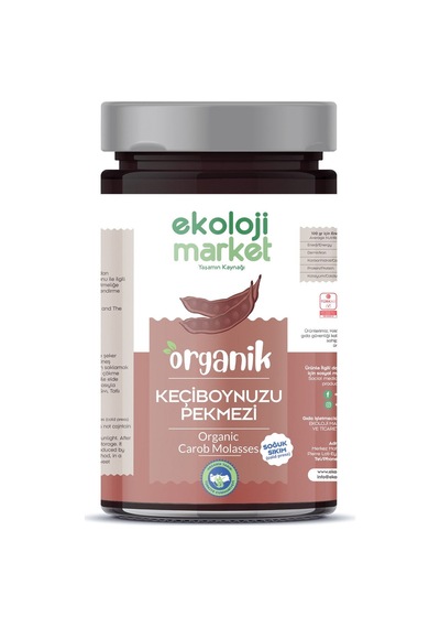 Organik Glutensiz Cold Press Keçiboynuzu Pekmezi 380 Gr.