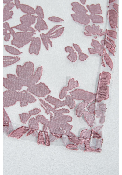 Pannello Tül Perde Beyaz Pembe 140x295 Pembe-beyaz