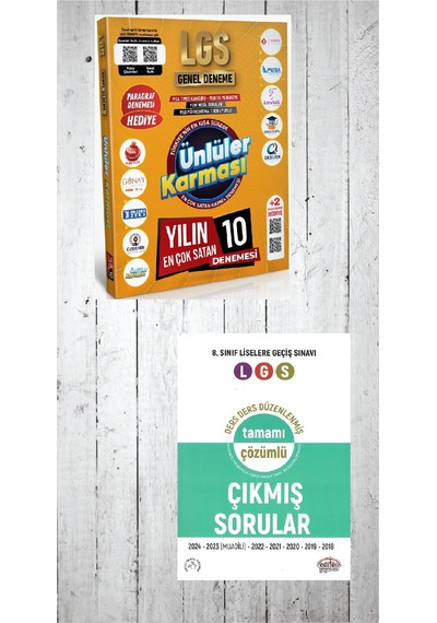 Ünlüler Karması 2025 Lgs Genel Deneme 10 Yayın 10 Deneme-ders Ders Tamamı Çözümlü Çıkmış Sorular