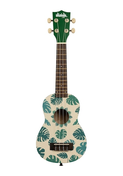 Kala Ukadelic Soprano Ukulele Monstera