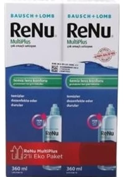 Renu Multiplus Lens Solüsyonu 360 Ml 2'li 208 Tl Etiketli