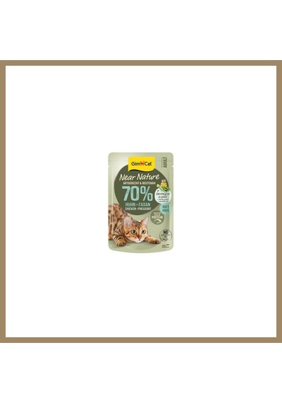 Gimcat Near Nature Ezme Tavuklu Ve Sülün Etli Pouch Yetişkin Kedi Konservesi 85 Gr 22