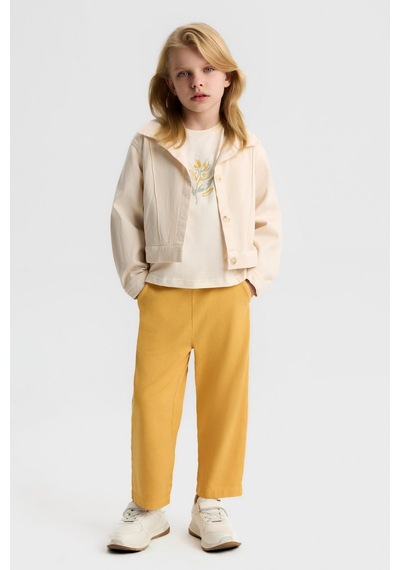 Nk Kids Kız Çocuk Honey Pantolon Nk-51501 Sarı