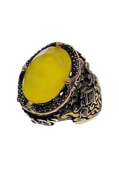 Zirkon Ve Paraiba Taşlı Yüzük 250056253g22y Gümüş