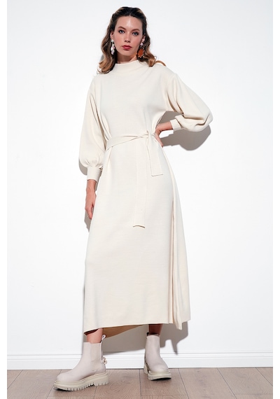 Lela Bayan Elbise 4616198 Krem