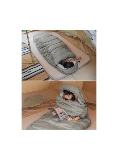 Naturehike Ps200 Oval Ultralight Uyku Tulumu -4 C Cloudy Grey Left Açık Gri