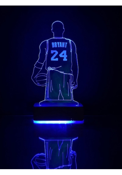 Hediye Kobe Bryant 3D Led Masaüstü Ve Gece Lambası