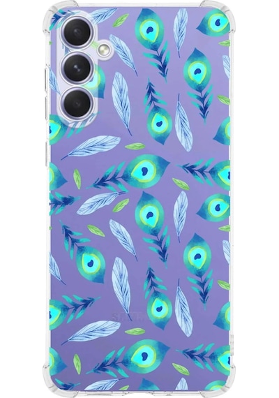 Samsung Galaxy A26 İle Uyumlu Nazar Boncuğu 3 Baskılı Şeffaf Köşe Korumalı Antişok Kılıf