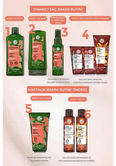 Yves Rocher Canlandırıcı Hindistan Cevizi Bakım Yağı-tüm Saçlar / Huile Botanique - Prebiyotik, Vegan -100ml