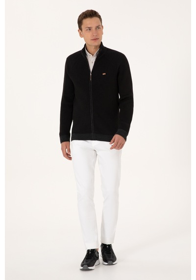 U.s. Polo Assn. Erkek Siyah Hırka Triko 50315873-vr046 Siyah