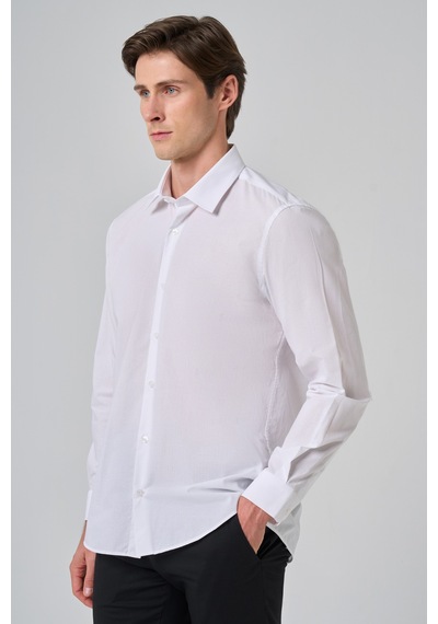 Morven Erkek Beyaz Trend Regular Fit Gömlek 26mc004010600 Beyaz