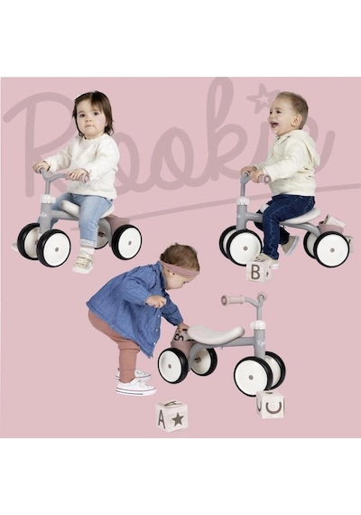 Smoby Rookie 4 Tekerlekli Bingit Bisiklet - Pembe 721405
