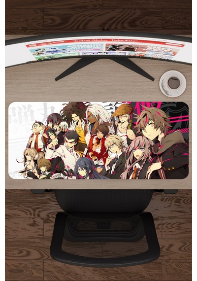 Danganronpa Kaymaz Dikişli Kauçuk Oyuncu Mousepad V1 - 70x30 Xl Gaming Mouse Pad Fare Altlığı
