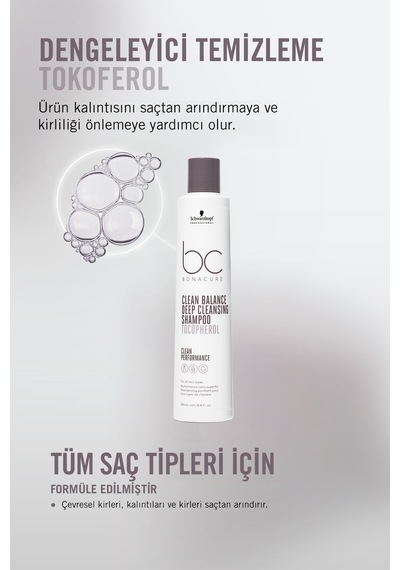 Bc Clean  Derin Temizleme Şampuanı 250 ML