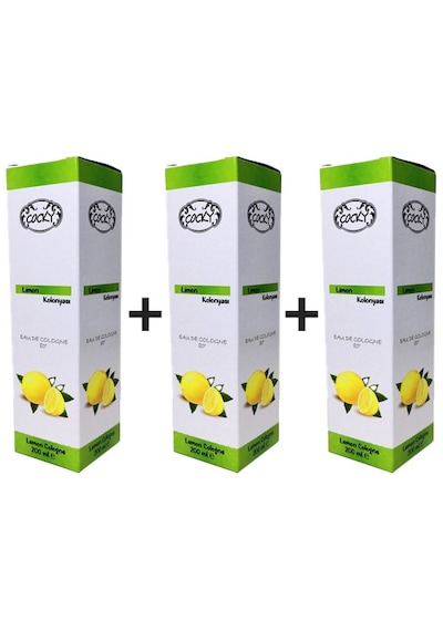 Cocky 80 Derece Limon Kolonyası 3 x 200 ML