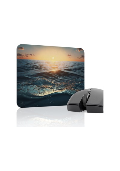 Okyanus Kaymaz Dikişli Kauçuk Oyuncu Mousepad V1 - 22x18 Gaming Mouse Pad Fare Altlığı