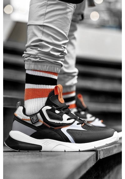 Dark Seer Ds E3.1205 Sneaker 2025 Erkek SİYAH-BEYAZ