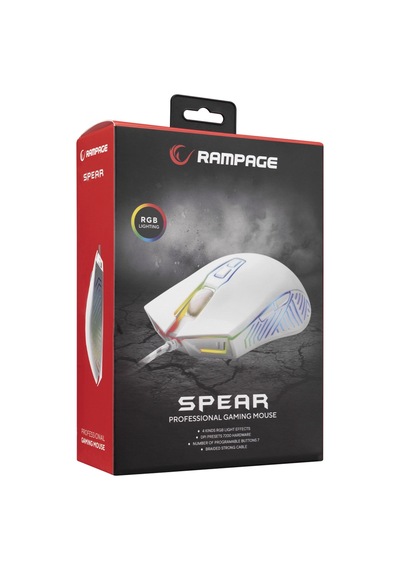 Rampage SMX-G68 Spear Kablolu RGB Ledli Oyuncu Mouse