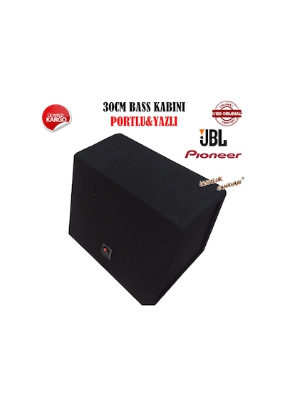 Pioneer Loğolu 30cm Bass Kabini Portlu Terminal Mevcut
