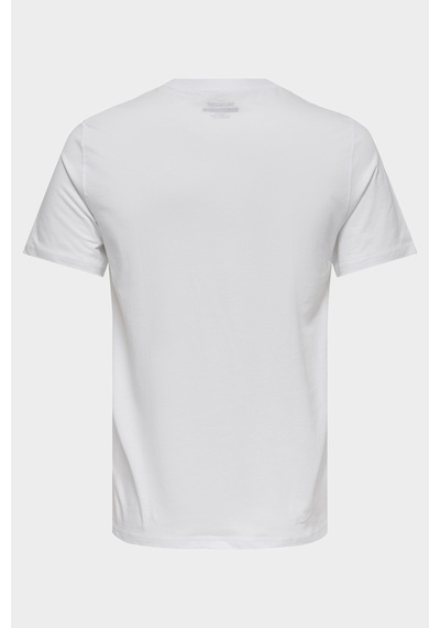 Onsmax Lıfe Ss Stıtch Tee Noos Erkek Beyaz T-shirt - 22025208 Beyaz