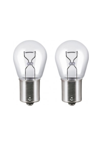 Super Light Ba15d 94 S25 21w 12v Halojen Fren Sinyal Ampulü Çift Duy 2 Adet Sarı