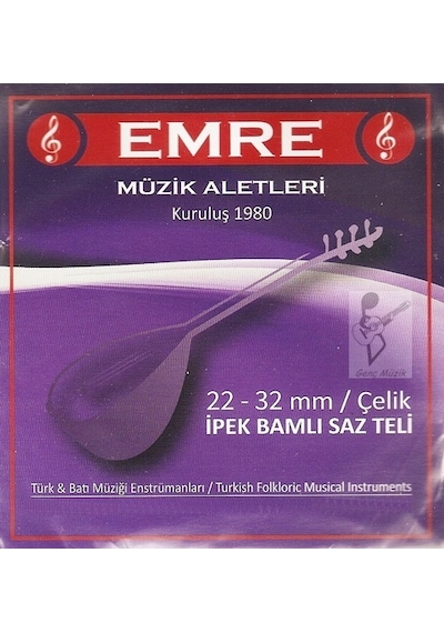 Emre 0.22 Mm Çelik Takım Tel - Uzun Sap Bağlama Teli 22-32