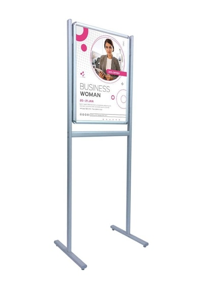 Infoboard B2 50x70cm Çift Taraflı Ayaklı Poster Pano 50 x 70 CM
