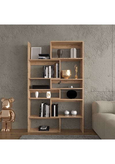Avole Flat Çok Raflı Geniş Kitaplık Beyaz Beyaz Avole Flat Çok Raflı Geniş Kitaplık Beyaz Beyaz