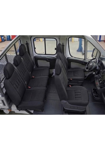 Ford Ranger Çift Kabin Kamyonet 4+1 Koltuk Kılıfı Siyah SİYAH
