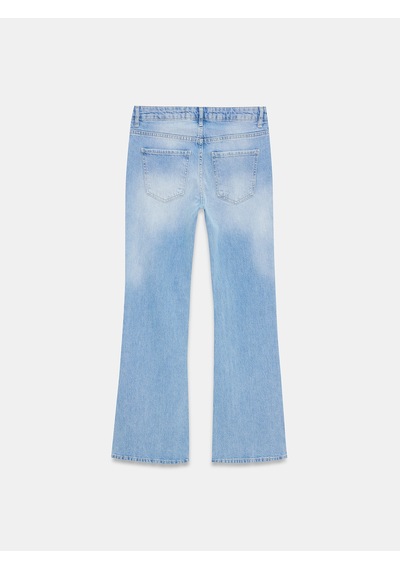 Dilvin 72300 Düşük Bel Bootcut Jean-mavi