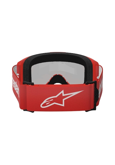 Alpinestars Vision 3 Wordmark Goggle Kross Gözlüğü Kırmızı Gümüş