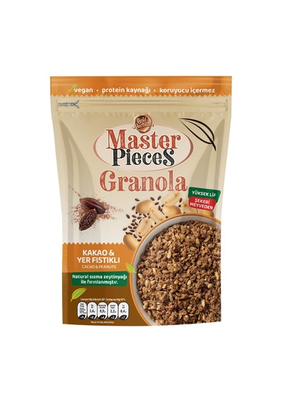 4 Adet Master Pieces Yer Fıstıklı Granola 300 G