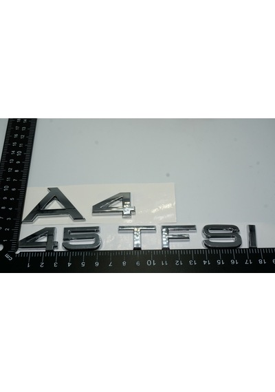Audi A4 45 TFSi Krom ABS 3M 3D Bagaj Yazı Logo Ürün
