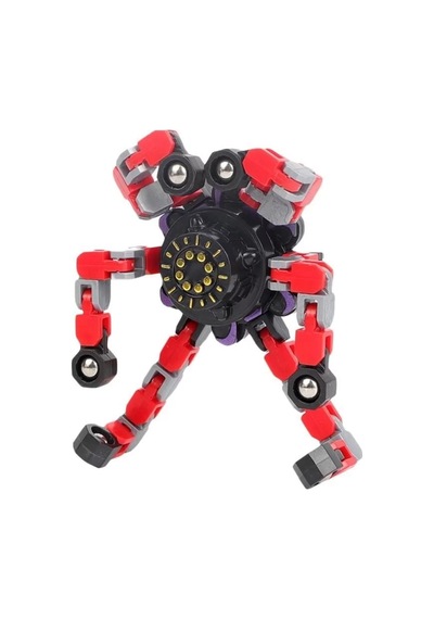Robota Dönüşen Kırmızı Stres Çarkı