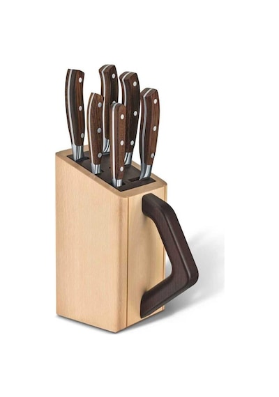 Victorinox 7.7240.6 Grand Maitre 7 Parça Ahşap Blok Set, Akağaç Diğer