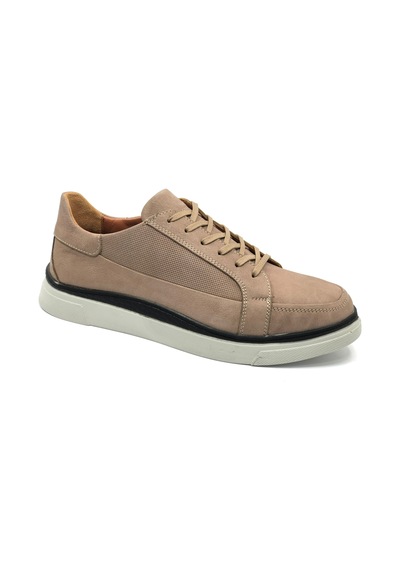 Dropland 8943 Hakiki Deri Erkek Casual Ayakkabı Kum